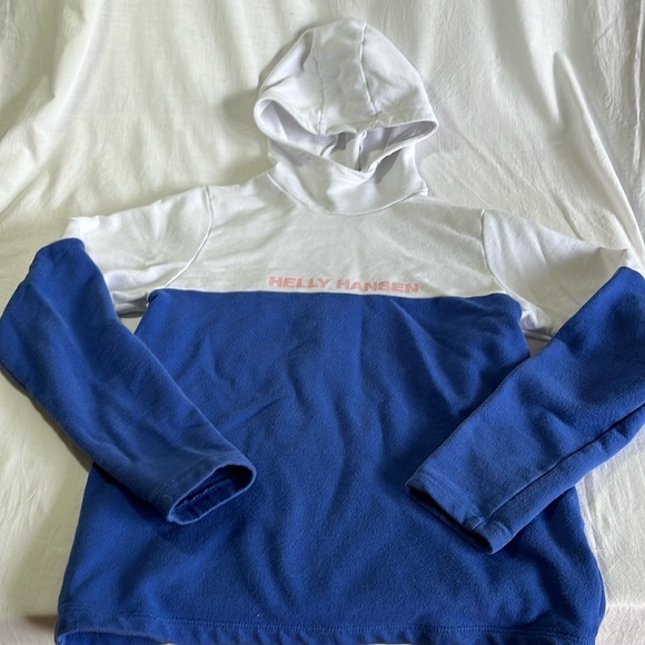 Helly Hansen colour block logo hoodie size 14 - Picture 1 of 4